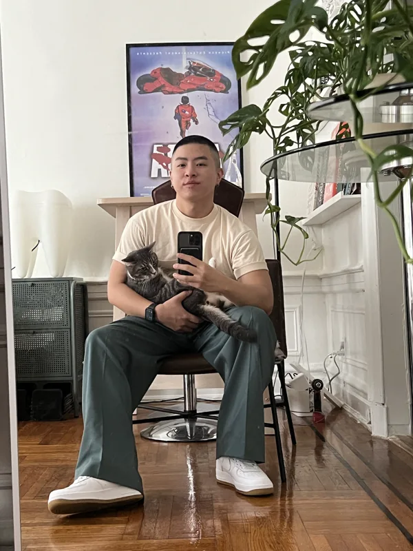 At home, with company